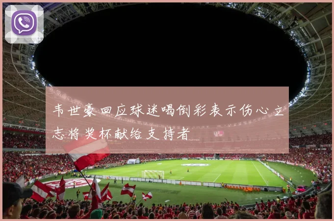 韦世豪回应球迷喝倒彩表示伤心立志将奖杯献给支持者